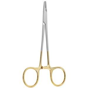 Porte-aiguille ophtalmique professionnel Derf, forceps chirurgical manuel, certifié OEM CCC, modèle Dii-i-1721, garantie 1 an - Product Image 4