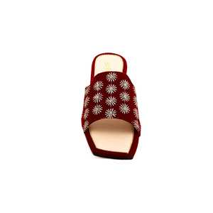 Pantoufles de sport décontractées bordeaux CL1765 - Product Image 1