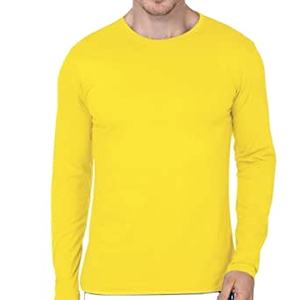 Nouveau T-shirt à manches longues pour hommes, couleur unie, design décontracté, bon marché, prix premium, logo personnalisé, qualité orientée vers l'exportation - Product Image 6