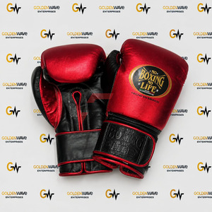 Guantes de Boxeo Personalizados con su Propio Logotipo, de Cuero Genuino de Alta Calidad, Sin Cordones, Ligeros, Duraderos, para Adultos - Product Image 5