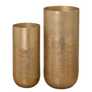 Elegant <b>Table</b> Top Ribbed Aluminium Vases Modern Eco-Friendly Set <b>for</b> Luxury Home & Event Decor. - Product Image 3