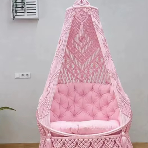 Swing, Macrame Swing, Macrame Swing Chair, Macrame Swing Chair, <b>Hammock</b> chair, Indoor Swing, Patio swing Chair, macrame swing - Product Image 1