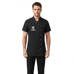 Nouveaux uniformes élégants pour hommes, personnalisables avec logo et tissu, pour salons de beauté et SPA, chemises d'infirmière, vêtements de maquillage, ensembles pour salons de beauté - Product Image 1