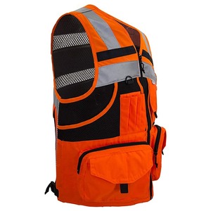 Best Manufacturer's Unisex Premium Quality Polyester security Vest Waterproof Outdoor Work Wear with Custom Logo Support - Product Image 3