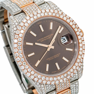 Reloj de Cuarzo de Acero Inoxidable Premium con Incrustaciones de Moissanita VVS y Diamantes, Estilo Hip Hop, Correa de 20mm y Esfera de Cristal - Product Image 2