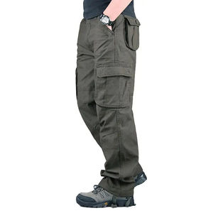 Pantalones Casuales Personalizados para Hombre y Pantalones Cargo Deportivos con Tela de Algodón Cómoda y Bolsillos - Product Image 1