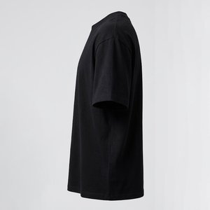 เสื้อยืดโอเวอร์ไซส์ทรงหลวมสำหรับผู้ชาย ผ้าคอตตอนหนาคุณภาพพรีเมียม เสื้อยืดเปล่า OEM ขายส่ง เสื้อยืดผู้ชายผสมโพลีเอสเตอร์ เสื้อผ้าสำหรับใส่ออกนอกบ้าน - Product Image 3
