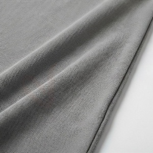 Polo à manches courtes gris pour homme, 100% polyester piqué, respirant, décontracté, design tricoté uni, coupe classique - Product Image 5