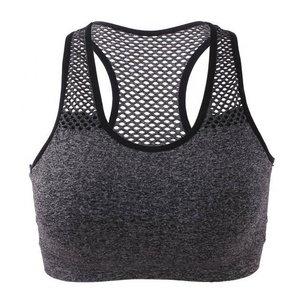 Sujetador deportivo de alto impacto para mujer de talla grande con diseño de tiras cruzadas en la espalda, material de elastano/poliéster para fitness - Product Image 5