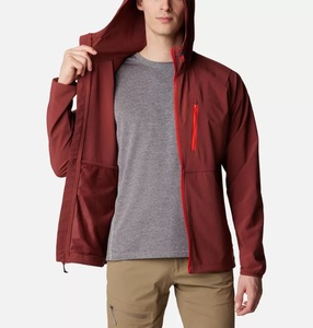 Veste softshell respirante pour hommes, idéale pour les sports de plein air, avec capuche et ourlet ajustables, de haute qualité, pour la randonnée et la course à pied - Product Image 2