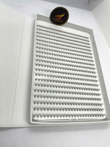 Extensions de cils 3D-20D XL/XXL/MINI Fremade Fans, volume naturel, longs, noirs mats, cheveux synthétiques, faits à la main, personnalisables, stables - Product Image 4