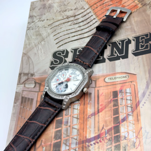 <span class=keywords><strong>Montre</strong></span> à quartz pour <span class=keywords><strong>homme</strong></span> NIAICE, luxe léger, cadran ajouré tendance incrusté de diamants, <span class=keywords><strong>bracelet</strong></span> en cuir motif crocodile, <span class=keywords><strong>montre</strong></span>-<span class=keywords><strong>bracelet</strong></span> de style professionnel - Product Image 4