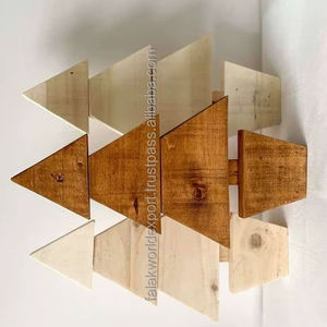 Decoración navideña de madera Decoración de escritorio Iluminación LED de Navidad Árbol de metal Árbol de Navidad interior de madera de alta calidad por FWE - Product Image 1