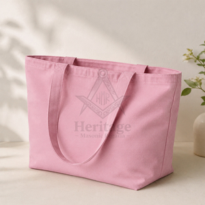 กระเป๋าโท้ทผู้หญิง HMR Alpha Kapa Sorority ปักลาย ป้องกันน้ำ ป้องกันแบคทีเรีย แบบสองด้าน - Product Image 2