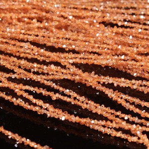 Perles de pierres précieuses en diamant Herkimer naturel orange, perles de pierres précieuses en quartz diamant brut non taillé, Herkimer Anthraxolite - Product Image 2