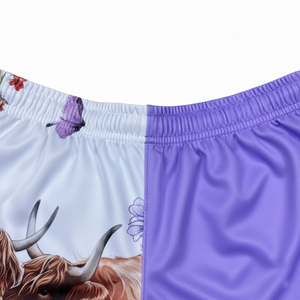 Custom Color Blocked <b>Polyester</b> <b>Shorts</b> Elastic Waist Quick Dry Unisex Adult Sport <b>Shorts</b> All Seasons Regular Fit - Product Image 4
