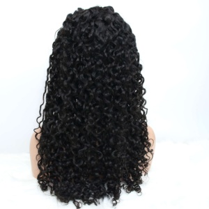 100% cheveux humains brésiliens dentelle frontale perruque longue taille 16 pouces dentelle transparente cuticule cheveux alignés - Product Image 2