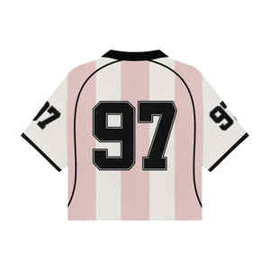 Vente en gros RAPID SPORTS Maillots de football personnalisés de haute qualité 100% polyester pour hommes, t-shirts surdimensionnés respirants anti-boulochage 240g - Product Image 4