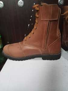 Zapatos de Cuero Marrón con Cordones, Zapatos de Cuero Originales, Mejores Zapatos para Caminar, Botas de Caza - Product Image 2