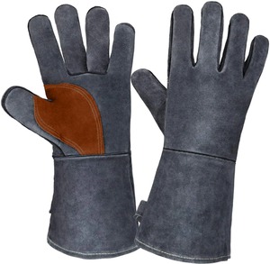 Guantes de Invierno para Exteriores CAPTAIN INDUSTRY, de Cuero Rojo, Completos, Antideslizantes, Impermeables, con Protección UV y Aislamiento Térmico - Product Image 3