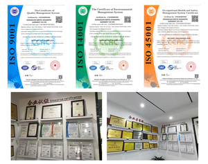 บริษัท ตงกวน เบนต้า ซางปิน การ์เมนท์ จำกัด ได้รับการรับรองมาตรฐาน ISO 9001 14001 45001  แผงแสดงการรับรององค์กร - Product Image 4
