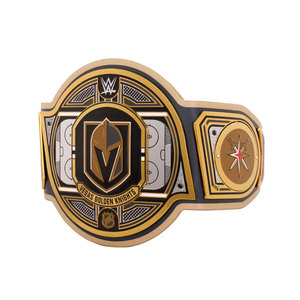 Cinturón personalizado de la ciudad de Vegas, modelo Legacy, de cuero puro con placas metálicas, hecho en Pakistán, para aficionados y atletas. - Product Image 2