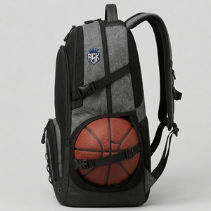 Bolsa de baloncesto premium hecha con material ligero y duradero que ofrece amplio espacio de almacenamiento, cremalleras resistentes y transporte cómodo. - Product Image 6