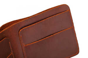 Portefeuille en cuir pour homme, nouvelle mode, vente en gros, fabrication en usine, léger, service OEM, personnalisable - Product Image 2