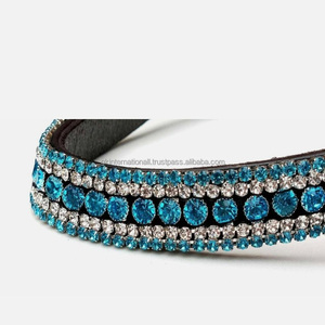 Banda exclusiva para cejas de caballo ostentosa de alta calidad Proveedores de productos de caballos de alta calidad Banda para cejas con diamantes de imitación de cristales brillantes - Product Image 6