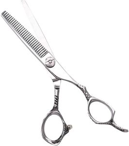กรรไกรตัดผม 6 นิ้ว อุปกรณ์ตัดผมระดับมืออาชีพสำหรับร้านเสริมสวย กรรไกรซอยผม กรรไกรตัดแต่งทรงผม กรรไกรสำหรับช่างตัดผม - Product Image 2