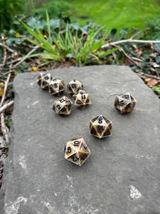 Fabricant OEM de dés en os personnalisés, dés en os polyédriques personnalisés pour jeux de société, jeux de rôle de table haut de gamme, artisanat naturel - Product Image 4