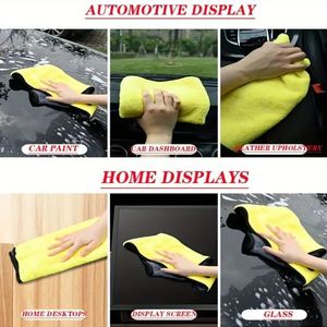 Paño de Microfibra Reutilizable para Detallado de Autos, para Vidrio, Tapicería, Muebles, Mesas, Sillas, Pisos y Alfombrillas de Auto - Product Image 6