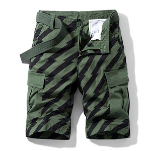 New Arrival Men's Best Camouflage Cargo Shorts Mid-Waist Loose Baggy Short Pants for Summer OEM Service Available Custom - Product Image 2