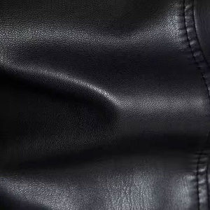 OEM ODM personalizado moda elegante Turn Down Collar Biker motocicleta chaqueta de cuero para los hombres chaqueta de cuero para las mujeres chaqueta unisex - Product Image 6