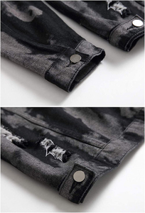 Chaqueta de Mezclilla para Hombre al por Mayor, Casual, de Color Sólido, Cierre de Botón, Corte Ajustado, Prenda Exterior de Algodón, Abrigo de Moda de Alta Calidad - Product Image 6
