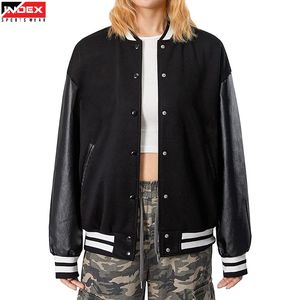 Chaqueta Varsity con Forro Acolchado, Chaqueta Bomber Estilo Letterman para Invierno, Ropa Urbana, Suministro al por Mayor - Product Image 1