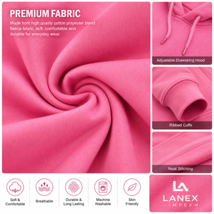 เสื้อฮู้ดสีชมพูแฟชั่นฮาโลวีน พิมพ์ลายตามสั่ง สำหรับผู้ชายและผู้หญิง ลายกราฟิกผี กะโหลก ฟักทอง - Product Image 5