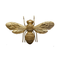 Figurine d'abeille en métal de qualité supérieure, moderne et écologique, motif sculpté, best-seller, décoration de Noël pour la maison, le bureau et l'hôtel