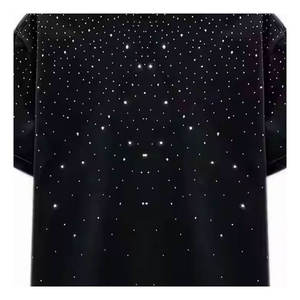 เสื้อยืดพลอยเทียมสำหรับผู้ชายผ้าฝ้ายมีความต้องการสูงดีไซน์ใหม่ - Product Image 2