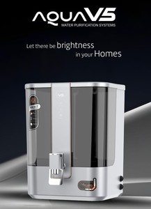 AQUA V5 SILKY SILVER REVERSE OSMOSIS WATER TREATMENT DOMESTIC SYSTEM <b>WALL</b> <b>MOUNT</b> <b>TABLE</b> TOP WATER PURIFIER SYSTEM LED FOOD GRADE - Product Image 5