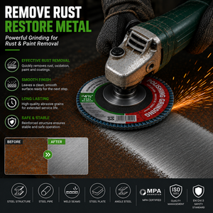 Toptan Parlatma Düz Zımpara Diski Açılı Taşlama Makinesi için Aşındırıcı Aletler 40-120 #   Seramik/Alümina Flap Disk - Product Image 6