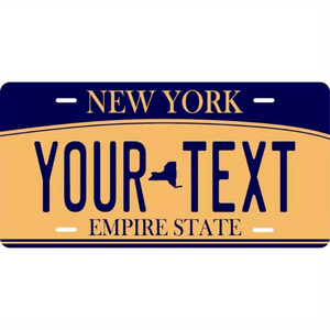 CIFbuy - Placa de matrícula personalizada de Texas con estrella llamativa de 12 x 6 pulgadas, diseño patriótico con texto personalizado, decoración de metal - Product Image 4