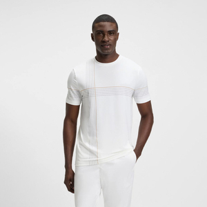 Nueva Camiseta de Lujo para Hombre, Diseño de Moda, Cuello Redondo, Manga Corta, Talla Grande, 100% Algodón de Alta Calidad - Product Image 1