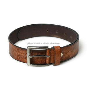 Cinturón informal de cuero con logotipo personalizado para hombre, hebilla con tornillo para Vaqueros, hecho a mano, calidad prémium, oferta directa de fábrica, 2023 - Product Image 2