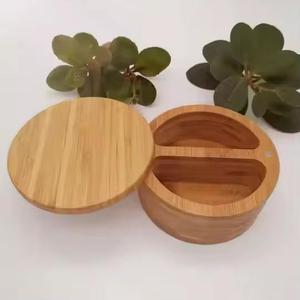 Caja de madera para sal, especias, azúcar y otros ingredientes de cocina con tapa a precio económico. - Product Image 2