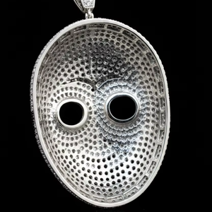RAAMAA Diamond Custom Iced Zodiac <b>Medallion</b> Men's Hip Hop Pendant 925 Silver 14K <b>Gold</b> Plated Micro Pave Set Brilliant Cut Party - Product Image 3