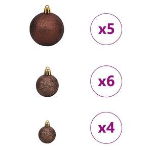 Árbol de Navidad Artificial Verde de 47.24 Pulgadas con 150 LED para Iluminación Festiva - Product Image 6