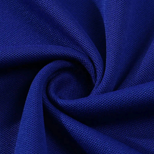 2026 Trendy Men's <b>Blue</b> Short Sleeve Cotton Pique <b>Polo</b> <b>Shirt</b> Casual Solid Color Breathable Knitted Design - Product Image 4