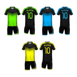 Custom Unisex Football Kits Jersey Club Soccer Jacket-100% Polyester Breathable & Moisture-Wicking Short Sleeve - Product Image 3