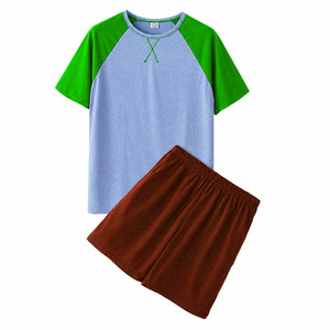 Conjunto de Camiseta y Pantalones Cortos de Verano para Hombre, Ropa Deportiva Transpirable, Camiseta y Pantalones Cortos de Manga Corta para Hombre, OEM - Product Image 5